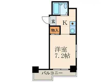 アデスト五条(1K/5階)の間取り写真