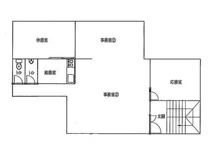 松美ガ丘ハイツ(ワンルーム/1階)の間取り写真
