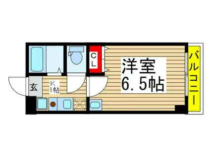 東和マンション(1K/2階)の間取り写真