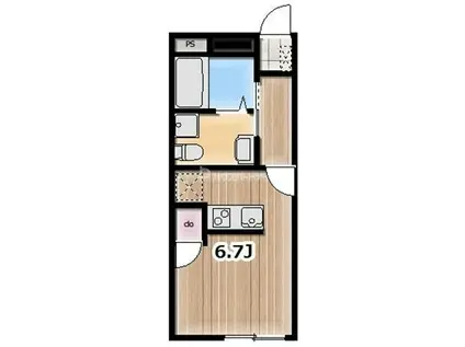 AMBITION葛城(ワンルーム/3階)の間取り写真