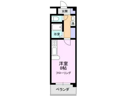 アルティア壱番館(1K/3階)の間取り写真