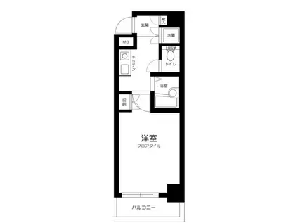 ブライズ御茶ノ水(1K/4階)の間取り写真