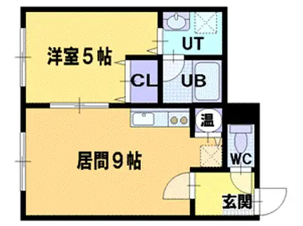 パラスプラザ96(1LDK/3階)の間取り写真