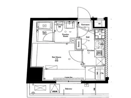 AZEST西巣鴨(1K/10階)の間取り写真