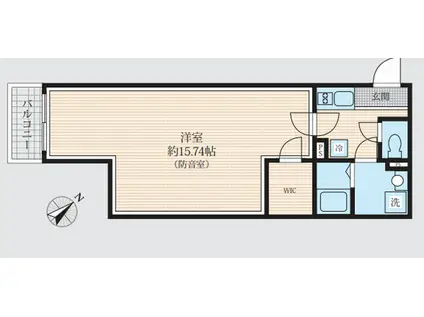 メゾン・ド・ノアピア富士見町(ワンルーム/B1階)の間取り写真