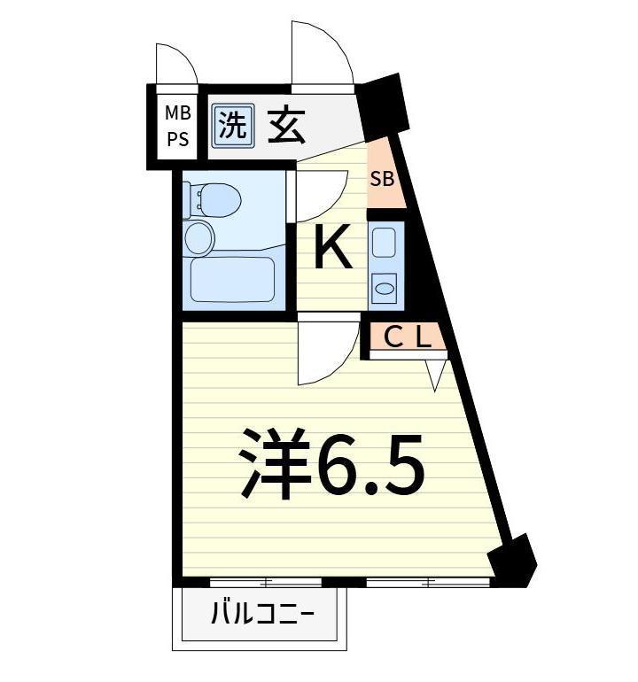 日神パレス立石第2(1K/3階)の間取り写真