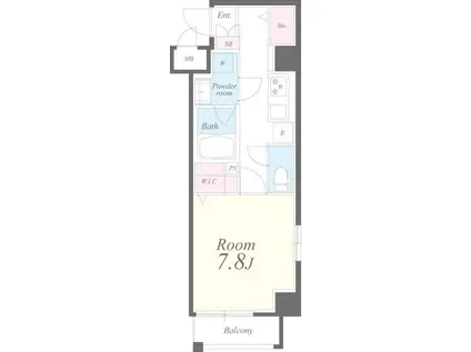 ＪＲ山手線 池袋駅 徒歩10分 7階建 築10年(1K/5階)の間取り写真