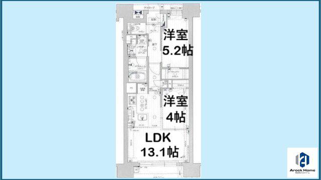 プレサンス ロジェ 名古屋駅ノース FRONT(2LDK/12階)の間取り写真