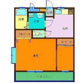 セレクトIII(1K/3階)の間取り写真