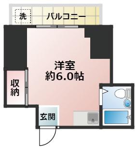 ルミエ学芸大学(ワンルーム/1階)の間取り写真