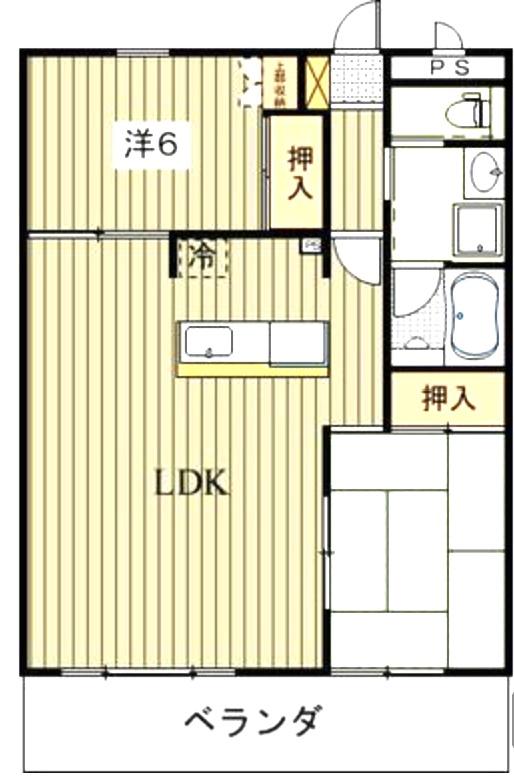 エスト・グランディール(2LDK/3階)の間取り写真