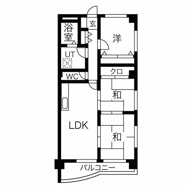 メゾンドS・KII(3LDK/1階)の間取り写真