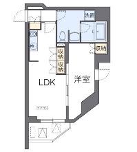 ラヴィー文京音羽(1LDK/10階)の間取り写真