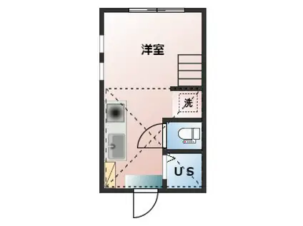 アーバンプレイス新高円寺(ワンルーム/2階)の間取り写真