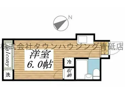 ロイヤルパレス亀有(ワンルーム/5階)の間取り写真
