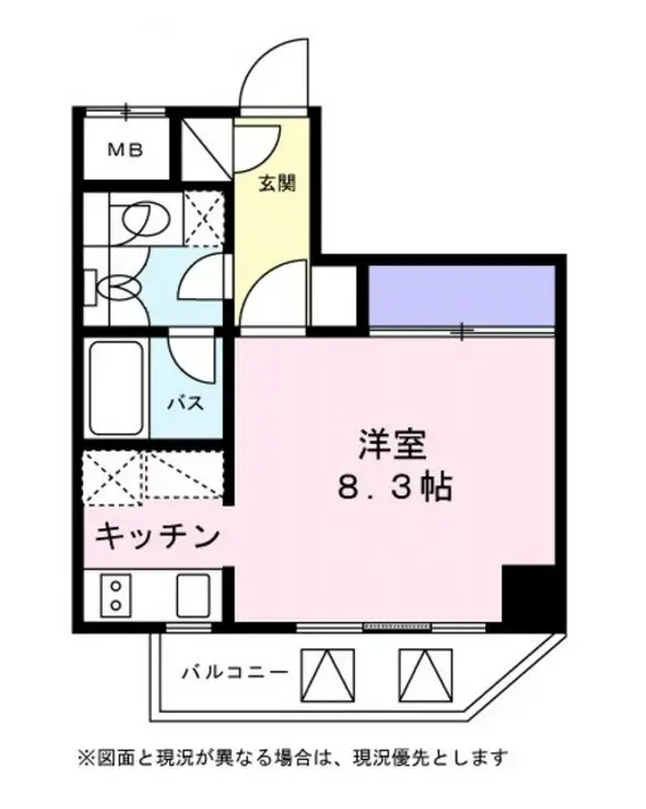 ベルファース麻布十番 3階階 間取り