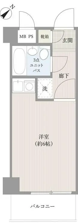 ライオンズマンションときわ台 3階階 間取り