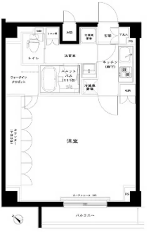 ルーブル旗の台弐番館 4階階 間取り