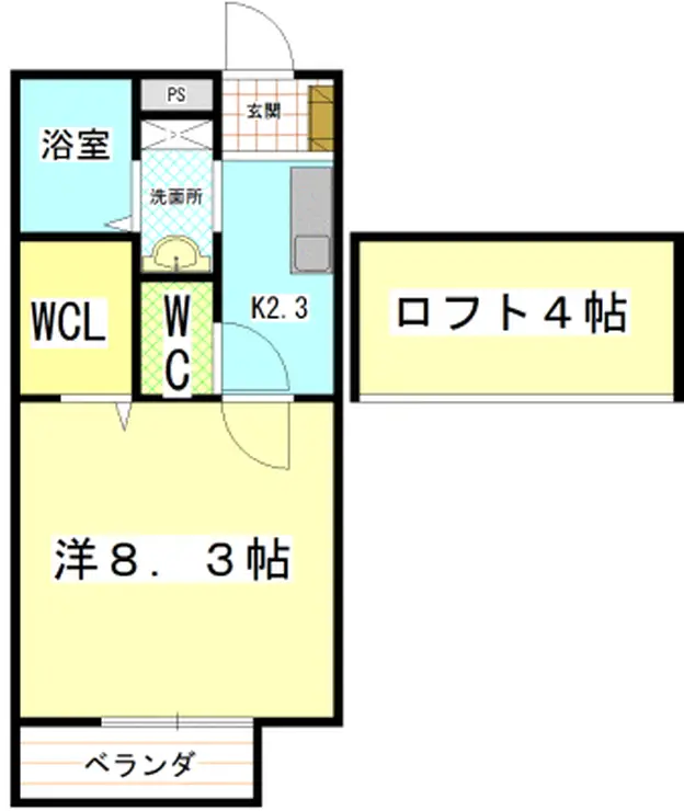 イル・チェーロ 2階階 間取り