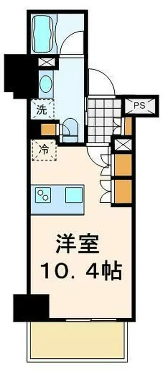 パークハビオ門前仲町 12階階 間取り