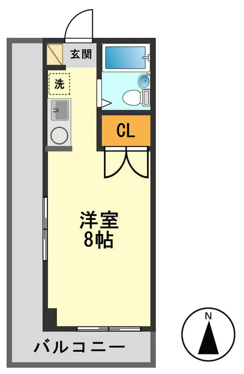 ドエル亀有 6階階 間取り