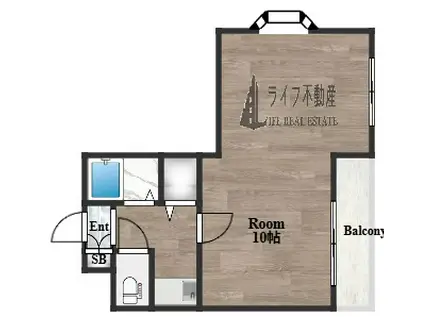 PALMIZIO花園I(2K/3階)の間取り写真