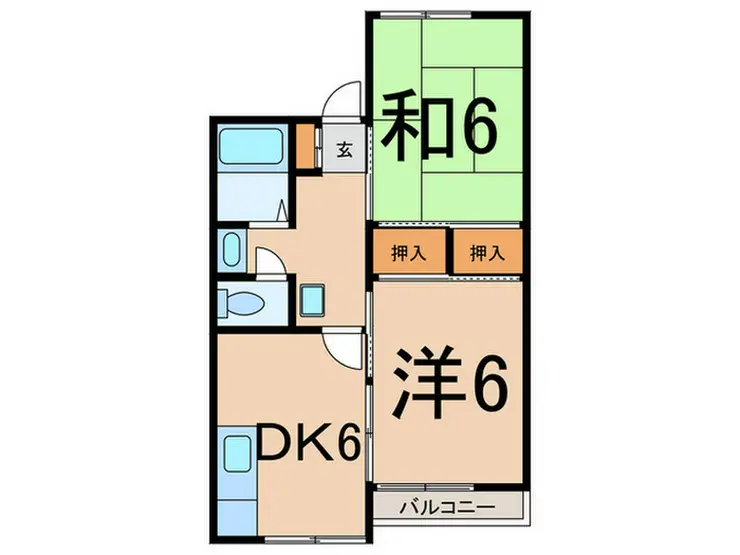 ロイヤル天水 1階階 間取り