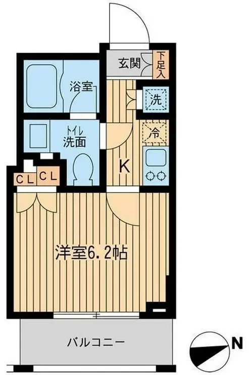 レジデンス大森 11階階 間取り