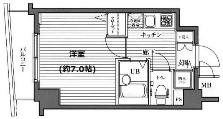 ガラ・ステージ神田神保町 8階階 間取り