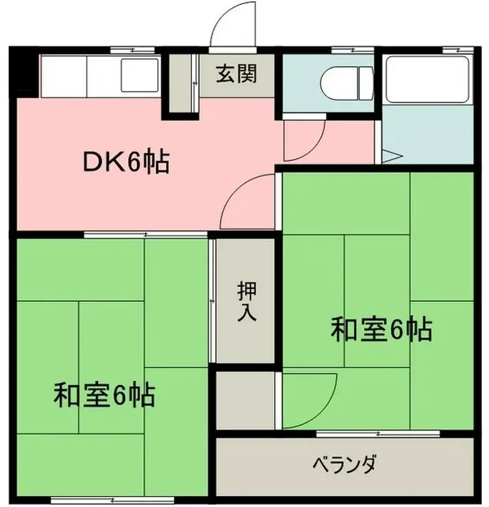 グレースマンションやまざき 3階階 間取り