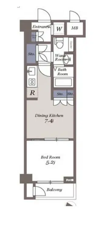 ドゥーエ参宮橋 1階階 間取り