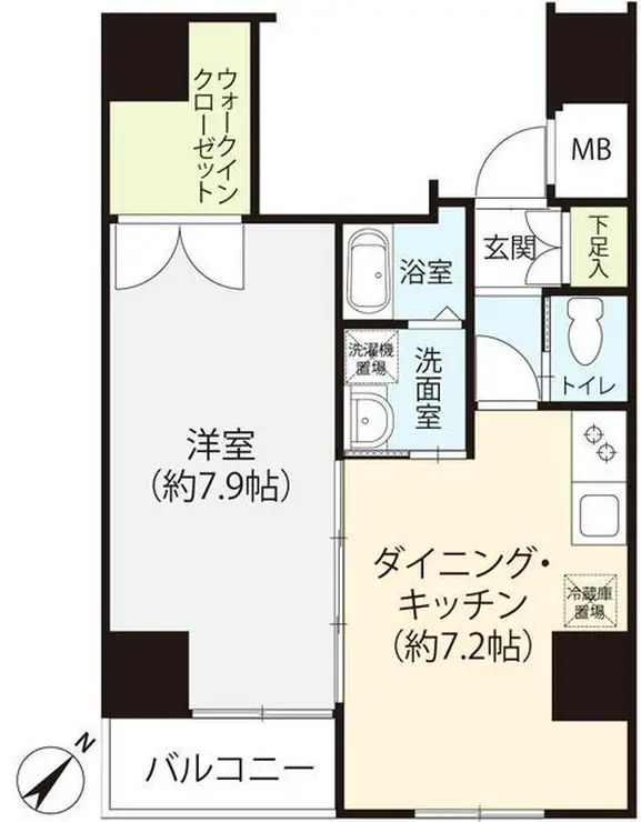 リヴシティ神田 9階階 間取り