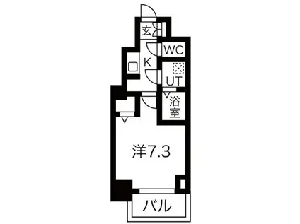 サムティ本町橋IIMEDIUS(1K/5階)の間取り写真