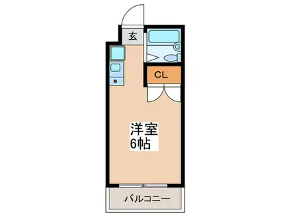 ダイホープラザ荻窪(ワンルーム/1階)の間取り写真