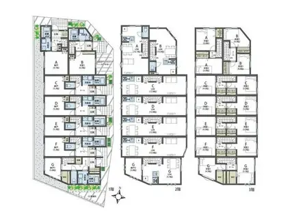 THESIESTA唐木田TERRAVENE(2SLDK/3階)の間取り写真