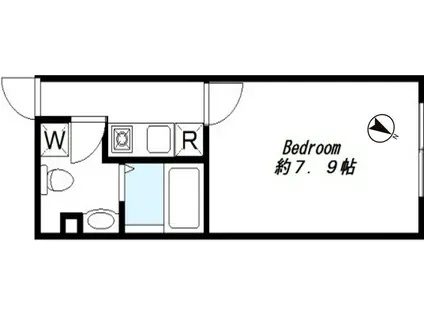 WJ HAUS(1K/5階)の間取り写真