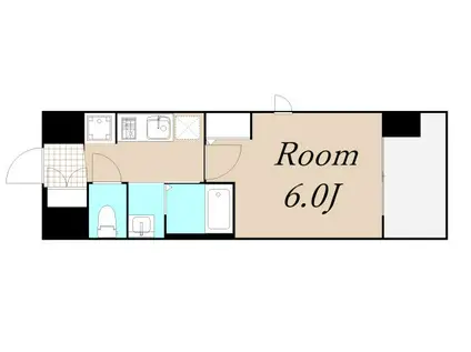 エステムコート新大阪フロウ(1K/7階)の間取り写真