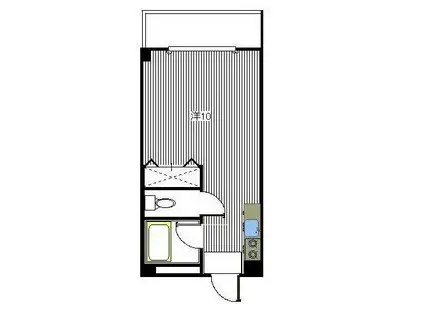 リポーズ310(ワンルーム/5階)の間取り写真