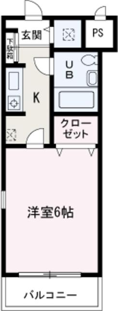 サトール幸町ビル(1K/3階)の間取り写真