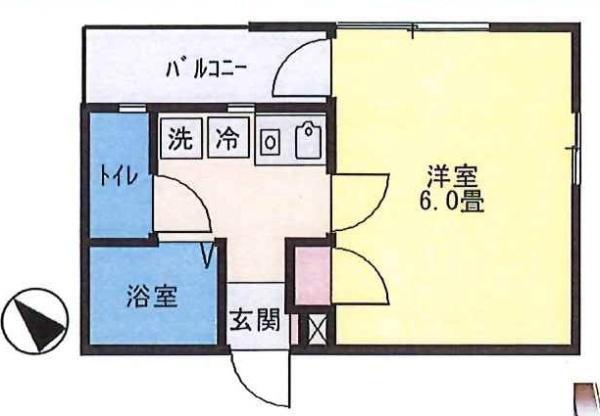 プチメゾン(1K/3階)の間取り写真