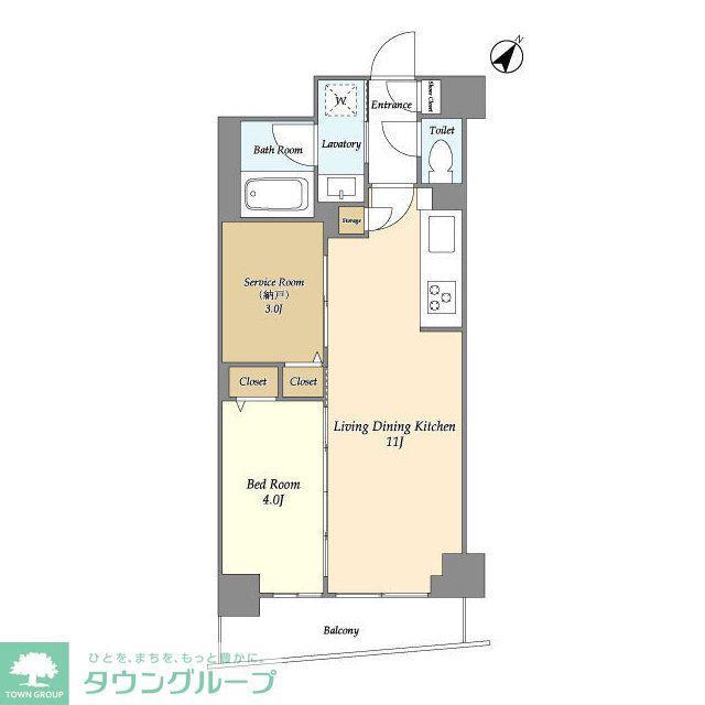 LUMIEC BUNKYO SENGOKU (2LDK/2階)の間取り写真