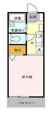 アネックス弐番館(1K/2階)の間取り写真