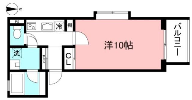 STONEFORESTII(1K/4階)の間取り写真