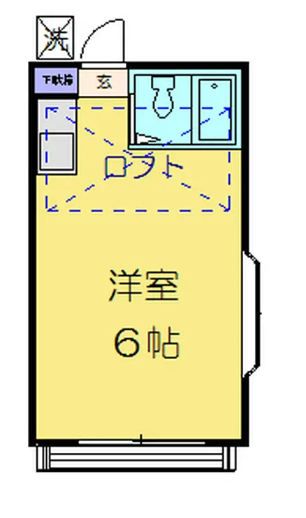 西川口コスモスパートI 2階階 間取り