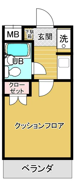リベルテ南馬込 2階階 間取り