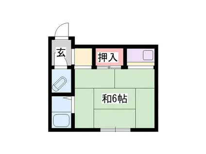 谷口第2ビル(ワンルーム/3階)の間取り写真