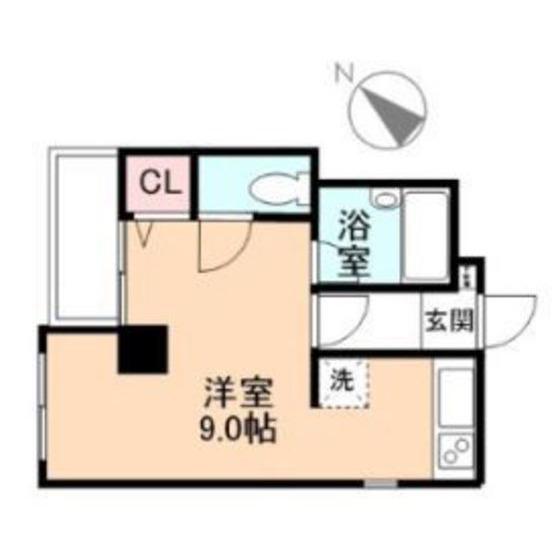 サークルパレス元町(ワンルーム/5階)の間取り写真