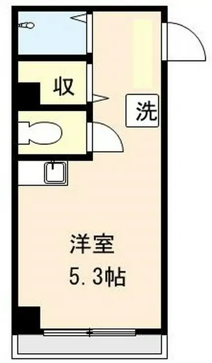 ヒロックスビル 3階階 間取り