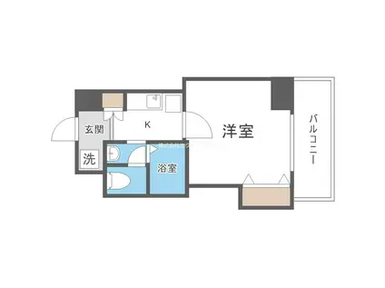 M`PLAZA住吉公園壱番館(1K/7階)の間取り写真