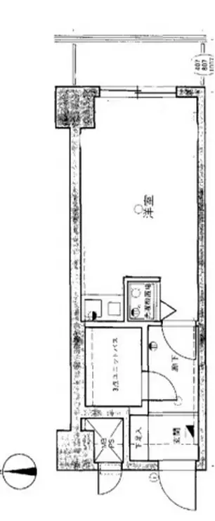 ライオンズマンション元浅草 3階階 間取り